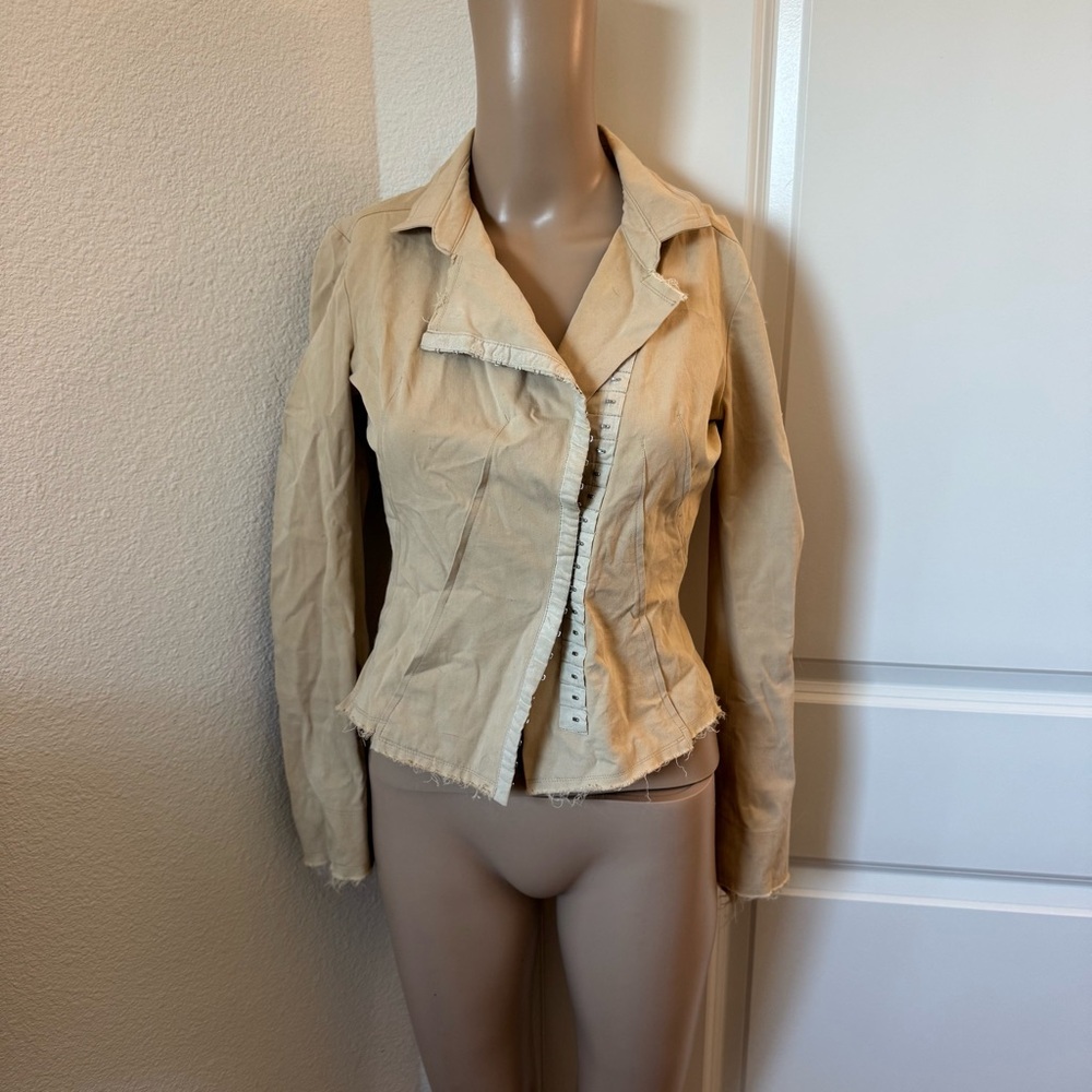 Plein Sud Beige Corset Jacket